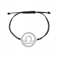 Bransoletki - Srebrna Bransoletka Znak Zodiaku WAGA - miniaturka - grafika 1