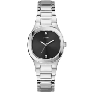 Zegarek Srebrny zegarek damski Guess Eve z bransoletką GW0615L1 - Zegarki damskie - miniaturka - grafika 1