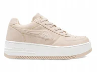Buty sportowe damskie - Buty damskie Kappa Bash sportowe 243001-4210 beżowe 39 - miniaturka - grafika 1
