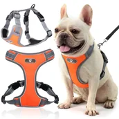 Szelki dla psów - Szelki dla psa ASTRO pomarańczowe rozmiar M - miniaturka - grafika 1