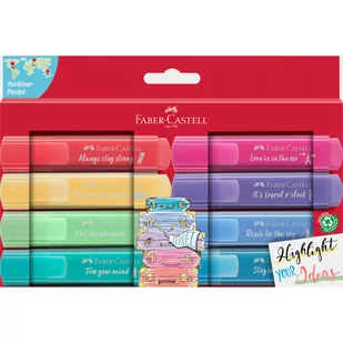 Faber Castell Zakreślacz pastelowy 8 kolorów FABER CASTELL - Przybory szkolne - miniaturka - grafika 1