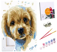 Malowanie po numerach - Zestaw Do Malowania Po Numerach, 20X30 Cm, Szczeniak Spaniela - miniaturka - grafika 1