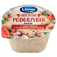 Konserwy i dania rybne - Lisner Smak Sezonu Pasta z grzybami i pieczoną papryką 80 g - miniaturka - grafika 1