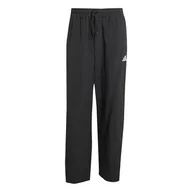 Spodnie męskie - adidas Mężczyźni ESSENTIALS SMALL LOGO WOVEN OPEN HEM PANT, Black/White, XL - miniaturka - grafika 1