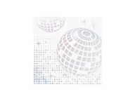 Dekoracje i nakrycia stołu na imprezę - Serwetki Disco Silver - 33 cm - 10 szt. - miniaturka - grafika 1