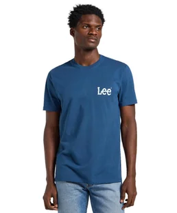 T-shirt Lee MEDIUM WOBBLY TEE 112364538 Orion Blue M - Koszulki męskie - miniaturka - grafika 1