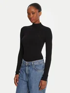 Swetry damskie - HUGO Sweter Sarmie_B 50522578 Czarny Slim Fit - miniaturka - grafika 1