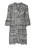 Sukienki - Vero Moda Sukienka w kolorze biało-czarnym - miniaturka - grafika 1