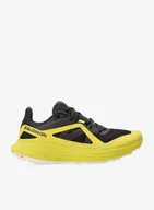 Buty zimowe męskie - Buty trailowe Salomon Ultra Flow - black/sulphur - miniaturka - grafika 1