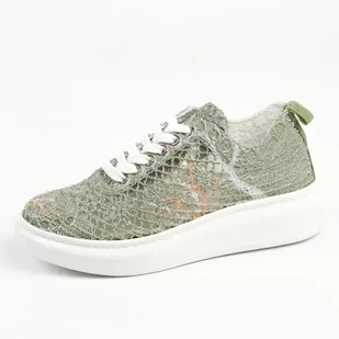 Suzana Jasno zielone przewiewne sportowe buty damskie SUZANA 1106 - Suzana - Sneakersy damskie - miniaturka - grafika 1