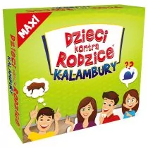 Kangur Dzieci kontra Rodzice Kalambury MAXI 449554 - Gry planszowe - miniaturka - grafika 1
