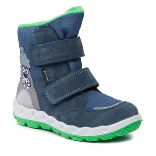 Buty dla chłopców - Śniegowce Superfit GORE-TEX 1-006014-8000 S Blue/Green - grafika 1