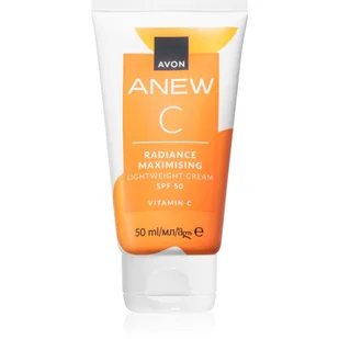Avon Anew C Radiance Maximising lekki krem na dzień SPF 50 50 ml - Kremy do twarzy - miniaturka - grafika 1