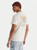 Koszulki męskie - Quiksilver T-Shirt Ev Desert Waves EQYZT08183 Biały Regular Fit - miniaturka - grafika 1