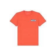 Koszulki męskie - Wrangler Męski t-shirt z logo, papryka, średni, paprykowy, M - miniaturka - grafika 1
