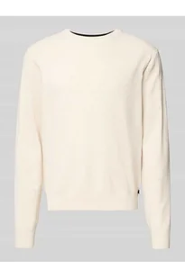 Sweter z dzianiny o kroju regular fit z czystej bawełny - Tom Tailor - Swetry męskie - miniaturka - grafika 1