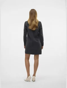 VERO MODA SUKIENKA JEANSOWA CZARNA DAMSKA NA GUZIKI MINI L JXB - Sukienki - miniaturka - grafika 1