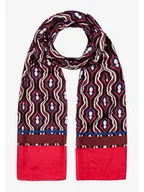 Apaszki i szaliki damskie - More & More Szal w kolorze czerwono-czarno-niebieskim - 180 x 70 cm - miniaturka - grafika 1