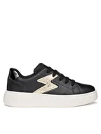 Buty dla dziewczynek - Geox Sneakersy J Mikiroshi J45DVA 054AJ C9258 S Czarny - miniaturka - grafika 1