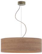 Lampy sufitowe - Nowoczesny żyrandol do jadalni HAJFA ECO fi - 60 cm - kolor orzechowy - miniaturka - grafika 1