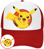 Czapki i chusty sportowe męskie - CZAPKA Z DASZKIEM POKEMON PIKACHU DLA DZIECI SIATKA - miniaturka - grafika 1