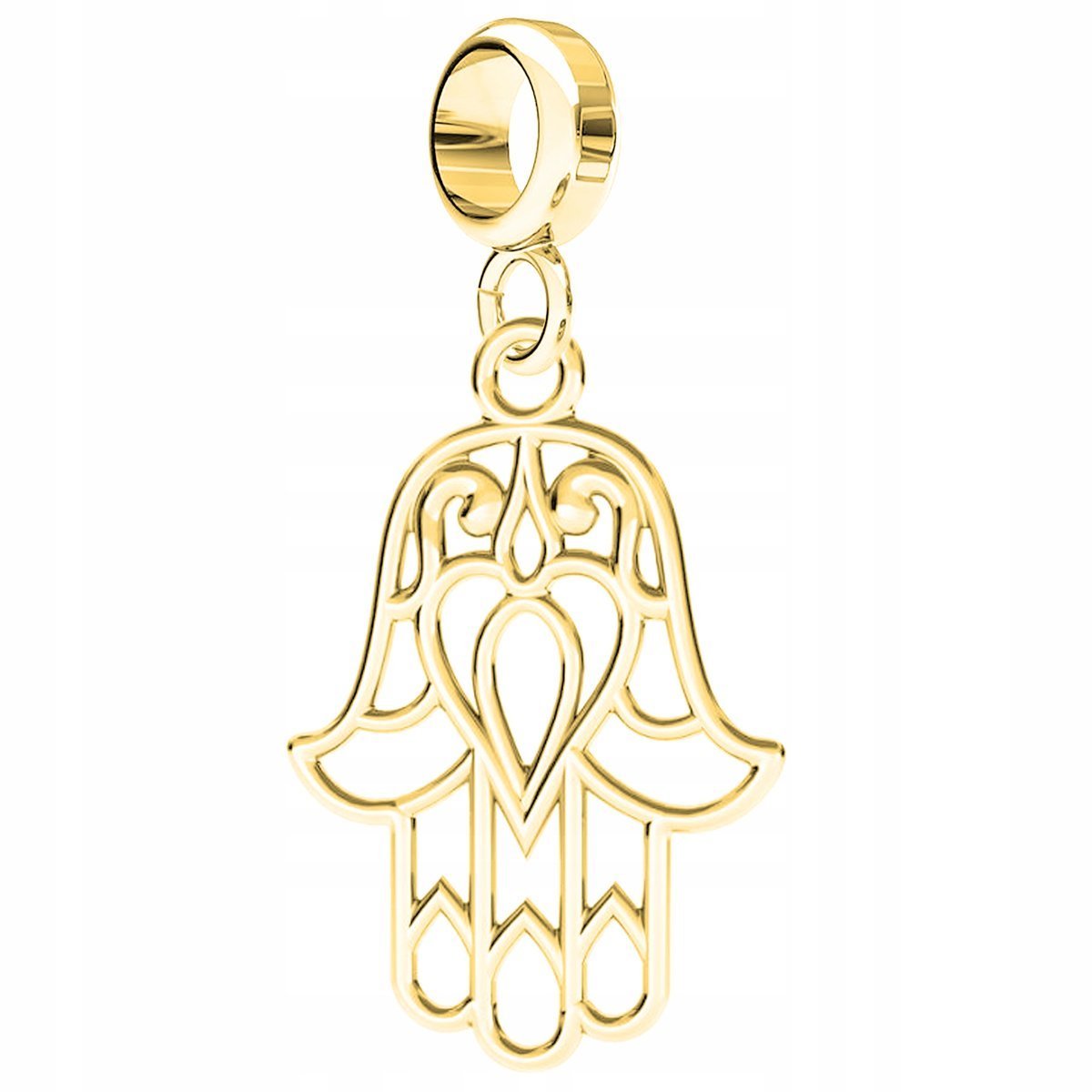 Charms Złoty Ręka Opatrzności Ażurowy Dłoń Opatrzność Ażur SREBRO 925