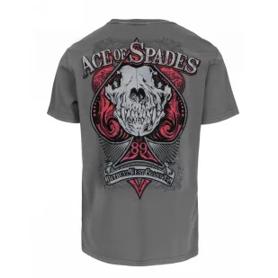 PITBULL Middle Weight 190 Denim Washed Ace Of Spades II '25 - Szara - Odzież taktyczna i umundurowanie - miniaturka - grafika 1