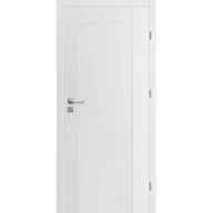 Drzwi wewnętrzne - Skrzydło drzwiowe 80P pełne biały tago prawe - miniaturka - grafika 1