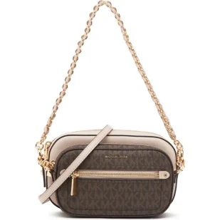 Michael Kors Skórzana torebka na ramię 2w1 Jet Set Logo - Torebki damskie - miniaturka - grafika 1