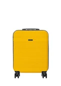 Walizki - OCHNIK Walizka mała | Twarda obudowa | Materiał: ABS | Kolor: żółty | Rozmiar: S | Wymiary: 55×40×20 cm | Pojemność: 33 l | 4 kółka | Wysoka jakość - miniaturka - grafika 1