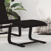 Pufy i podnóżki - vidaXL Podnóżek, czarny, 51x41x40 cm, tapicerowany tkaniną - miniaturka - grafika 1