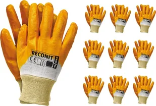 Reis Rękawice robocze / Pomarańczowe / RECONIT - 10 Par 10 - XL - Rękawice robocze - miniaturka - grafika 1