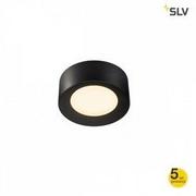 Lampy sufitowe - SLV Fera lampa sufitowa LED, 20 cm czarna matowa - miniaturka - grafika 1