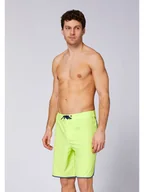 Kąpielówki męskie - Chiemsee Szorty kąpielowe w kolorze zielonym - miniaturka - grafika 1