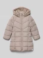 Kurtki i płaszcze dla dziewczynek - Płaszcz pikowany o kroju regular fit z podszewką z pluszu - miniaturka - grafika 1