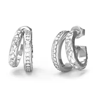 Kolczyki - GUESS BRINCO, ACO, srebrny, Srebro - miniaturka - grafika 1