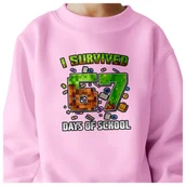 Bluzy dla dziewczynek - BLUZA DZIECIĘCA 67 SIX SEVEN VIRAL DLA CHŁOPCA DZIEWCZYNKI 134-140 - miniaturka - grafika 1