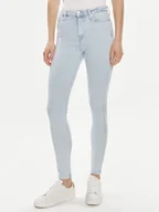 Spodnie damskie - Tommy Hilfiger Jeansy Harlem WW0WW41311 Błękitny Skinny Fit - miniaturka - grafika 1