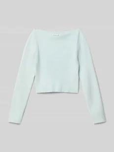 Sweter z dzianiny o kroju regular fit z mieszanki wiskozy - Swetry dla dziewczynek - miniaturka - grafika 1