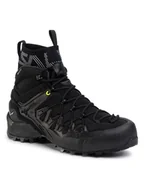 Buty trekkingowe męskie - Salewa Trekkingi Ms Wildfire Edge Mid Gtx GORE-TEX 61350-0971 Czarny - miniaturka - grafika 1