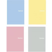 Astra Kołozeszyt A5/80K kratka Genius mini 4szt 439314 - Zeszyty szkolne - miniaturka - grafika 1