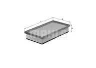 Filtry powietrza - Filtr powietrza Mahle LX 1027 - miniaturka - grafika 1