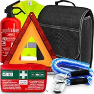 Akcesoria motoryzacyjne - Zestaw Trójkąt Apteczka Kamizelka Torba Gaśnica Linka Holownicza - miniaturka - grafika 1