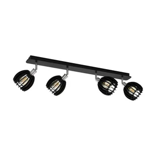 Lampa sufitowa COSSANO-SPOT 4xE14 - nikiel/czarny - Oprawy, klosze i abażury - miniaturka - grafika 1