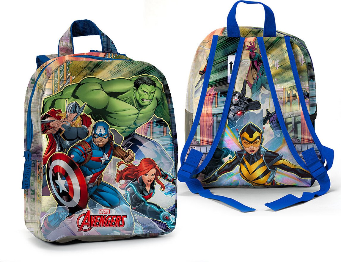 Marvel Avengers Wielokolorowy plecak szkolny dla dzieci Kolorowa torba