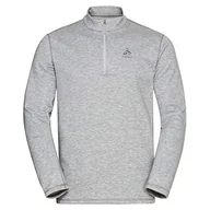 Bluzy męskie - Odlo Męska bluza Midlayer 1/2 Zip Berra 542492 - miniaturka - grafika 1