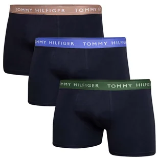 Tommy Hilfiger Bokserki Męskie 3 Pary Trunk Wb Granatowe Um0Um02324 0V1 Xxl - Majtki męskie - miniaturka - grafika 1