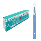 Meble i wyposażenie gabinetów medycznych - Skalpel chirurgiczny 22 sterylny 10szt stal nierdzewna Swann-Morton - miniaturka - grafika 1