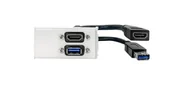 Gniazdka elektryczne - Vivolink Outlet Panel Hdmi, Usb3.0 - miniaturka - grafika 1