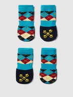 Skarpetki męskie - Skarpety dla psa z wypustkami i wzorem model ‘Argyle Dog Sock’ - miniaturka - grafika 1